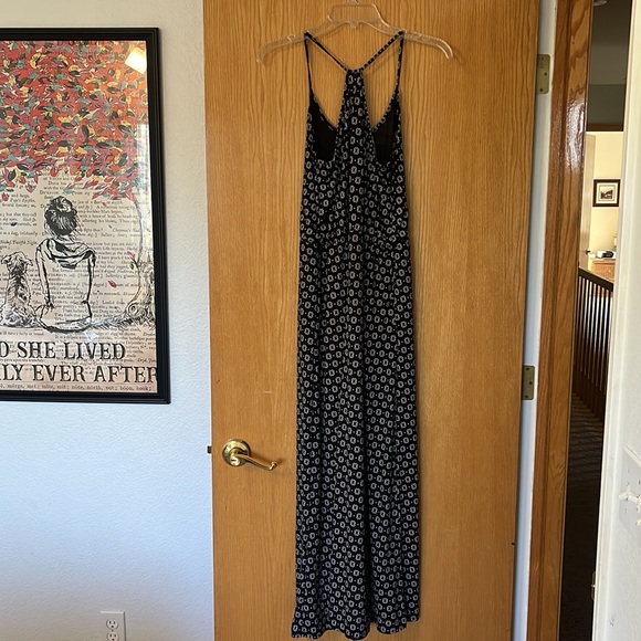 MAURICES Black & White Racerback Maxi Dress - Picture 2 of 3